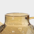 Чайник заварочный стеклянный BellaTenero «Круиз», 1 л, с бамбуковой крышкой и металлическим фильтром, цвет золотой - Фото 5