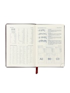 Ежедневник датированный Calligrata, А5, 2026, твёрдая обложка из искусственной кожи «Небраска», 168 листов, бордовый 9606261