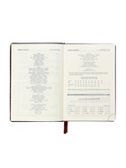 Ежедневник датированный Calligrata, А5, 2026, твёрдая обложка из искусственной кожи «Небраска», 168 листов, бордовый 9606261