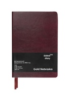 Ежедневник датированный Calligrata, А5, 2026, твёрдая обложка из искусственной кожи «Небраска», 168 листов, бордовый - Фото 6