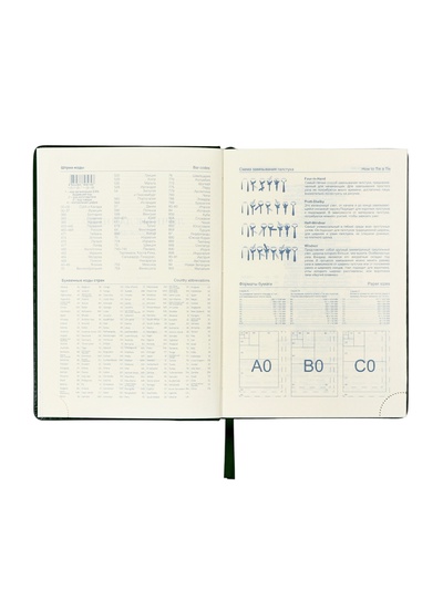 Ежедневник датированный Calligrata, А5, 2026, твёрдая обложка из искусственной кожи «Небраска», 168 листов, зелёный