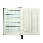 Ежедневник датированный 2024 года, A5, 168 листов в линейку, кожзам "Небраска", золотой срез, зеленый - Фото 5