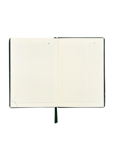 Ежедневник датированный Calligrata, А5, 2026, твёрдая обложка из искусственной кожи «Небраска», 168 листов, зелёный