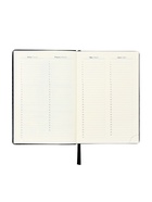 Ежедневник датированный Calligrata, А5, 2026, твёрдая обложка из искусственной кожи «Небраска», 168 листов, чёрный 9606265