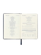 Ежедневник датированный Calligrata, А5, 2026, твёрдая обложка из искусственной кожи «Небраска», 168 листов, синий 9606266