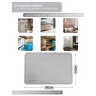 Коврик для ванной с абсорбирующим эффектом, размер 40х60 см, цвет серый - Фото 6