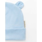 Пеленка-кокон на молнии с шапочкой, рост 56-68 см, цвет голубой - Фото 8