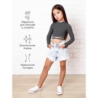 Топ для девочки с длинными рукавами Generation, рост 140 см, цвет графит - Фото 2