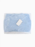 Свитер вязаный для девочки MINAKU: Cozy Winter, голубой, размер 28-30 (98-104 см) - Фото 16