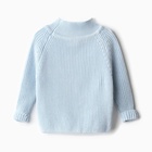 Свитер вязаный для девочки MINAKU, цвет голубой, рост 116 см - фото 809488707