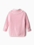 Свитер вязаный для девочки MINAKU: Cozy Winter, розовый, размер 30-32 (110-116 см) - Фото 14