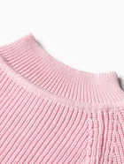 Свитер вязаный для девочки MINAKU: Cozy Winter, розовый, размер 30-32 (116-122 см) - Фото 11