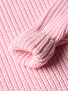 Свитер вязаный для девочки MINAKU: Cozy Winter, розовый, размер 30-32 (116-122 см) - Фото 12