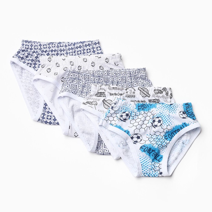 Трусы слипы для мальчика, цвет микс, рост 110 см (30) - Фото 1