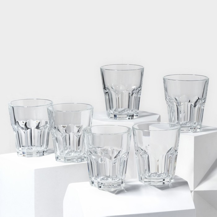 Набор стеклянных стаканов «Новая Америка», 270 мл, 6 шт - Фото 1