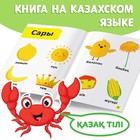 Обучающая книга «Учим цвета», казахский язык, 20 стр. - Фото 4