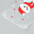 Пакет пластиковый «Снеговичок», 20 × 30 см - Фото 3