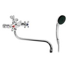 Смеситель для ванны Istok life Standard=0402.417, двухвентильный, с длинным изливом, хром - Фото 1