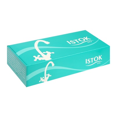 Смеситель для ванны Istok life Standard=0402.417, двухвентильный, с длинным изливом, хром