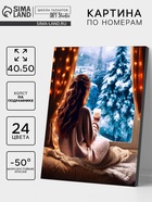 Картина по номерам на холсте с подрамником «Зимние каникулы» 40×50 см - Фото 1