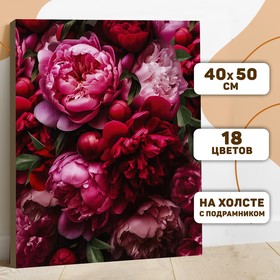 Картина по номерам на холсте с подрамником 
