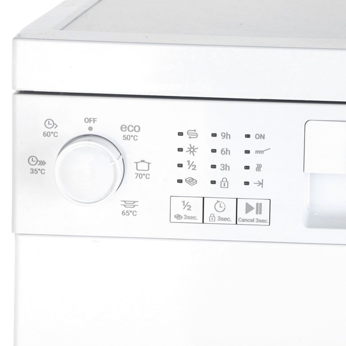 Посудомоечная машина Indesit DFS 1A59, класс А, 10 комплектов, 5 программ, белая