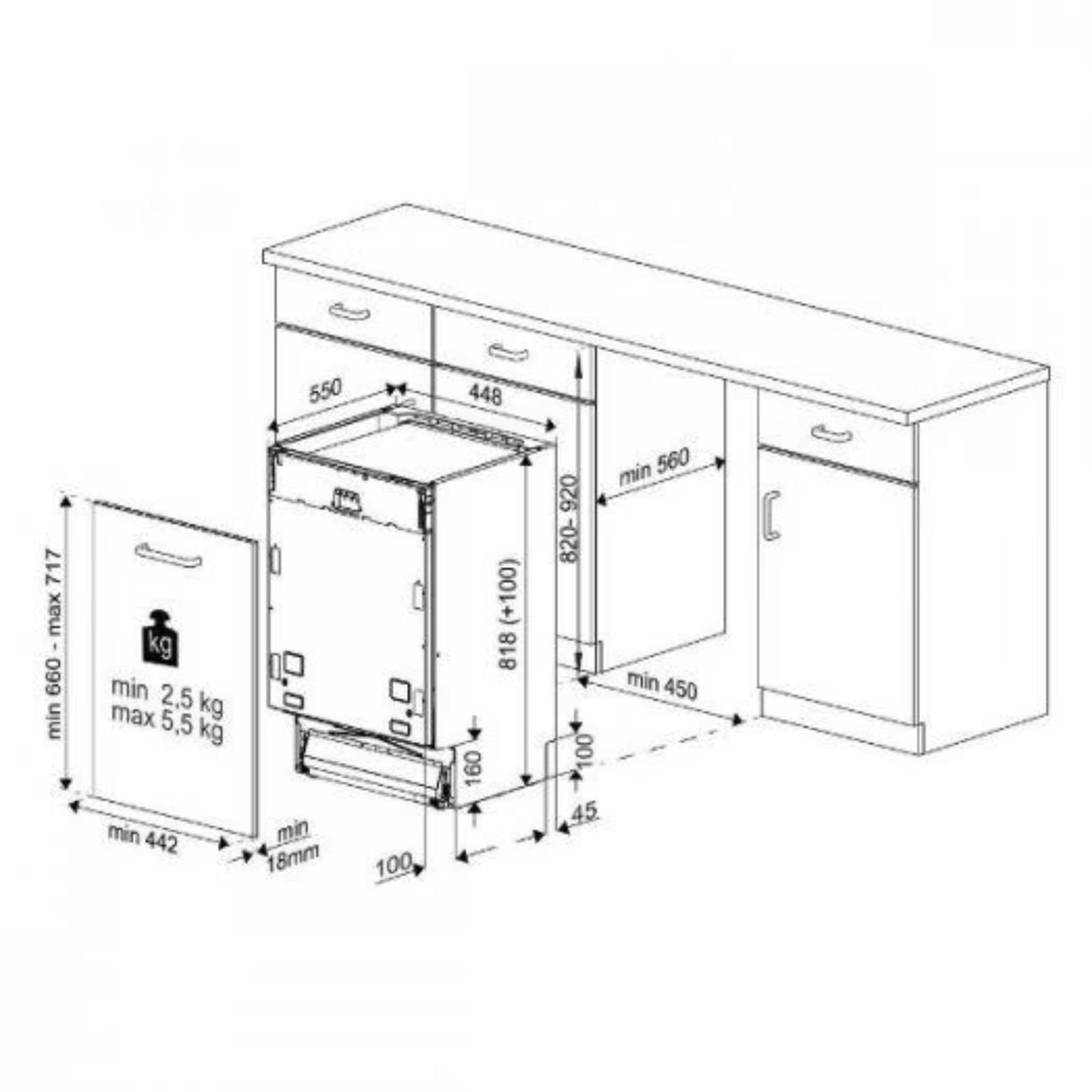 Посудомоечная машина Indesit DIS 1C69 B, встраиваемая, класс А, 10  комплектов, 6 программ (9943103) - Купить по цене от 24 299.00 руб. |  Интернет магазин SIMA-LAND.RU