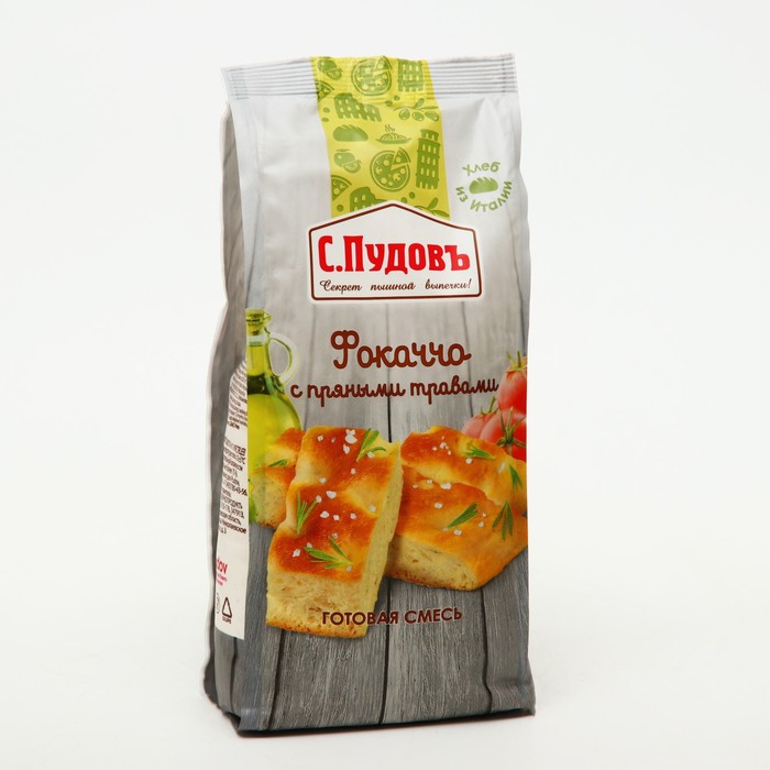 

Фокаччо с пряными травами С.Пудовъ, 0,4 кг