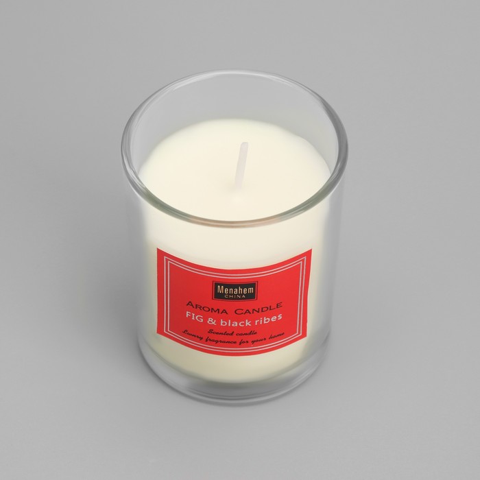 Набор свечей ароматических "Aroma Candle", инжир и черная смородина, 3 шт