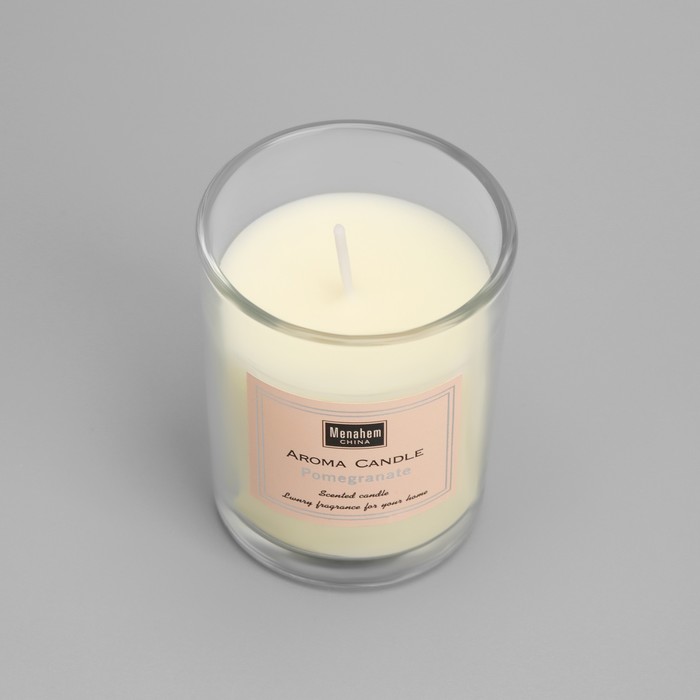 Набор свечей ароматических "Aroma Candle", гранат, 3 шт