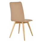 Стул обеденный Polini Home Rio SD, цвет бежевый-натуральный - Фото 4