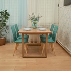 Стул обеденный Polini Home Rio SD, цвет мятный-натуральный - Фото 9