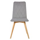 Стул обеденный Polini Home Rio SD, цвет светло-серый-натуральный - Фото 2