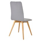Стул обеденный Polini Home Rio SD, цвет светло-серый-натуральный - Фото 4