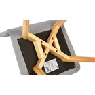 Стул обеденный Polini Home Rio SD, цвет светло-серый-натуральный - Фото 7