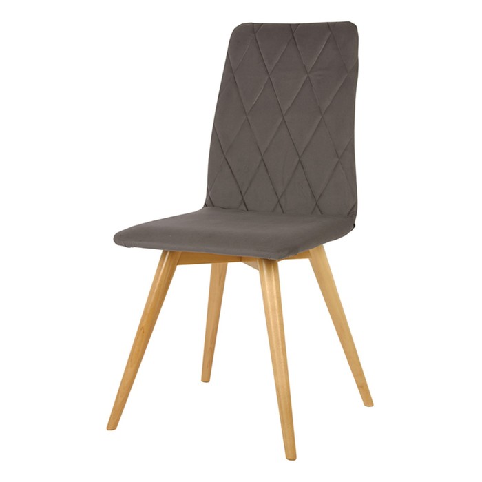 Стул обеденный Polini Home Rio SD, цвет серый-натуральный - Фото 1