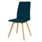 Стул обеденный Polini Home Rio SD, цвет тёмно-бирюзовый-натуральный - Фото 1