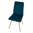 Стул обеденный Polini Home Rio SD, цвет тёмно-бирюзовый-натуральный - Фото 4