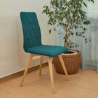 Стул обеденный Polini Home Rio SD, цвет тёмно-бирюзовый-натуральный - Фото 7