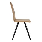 Стул обеденный Polini Home Rio SM, цвет бежевый-чёрный - Фото 3