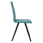 Стул обеденный Polini Home Rio SM, цвет мятный-чёрный - Фото 2