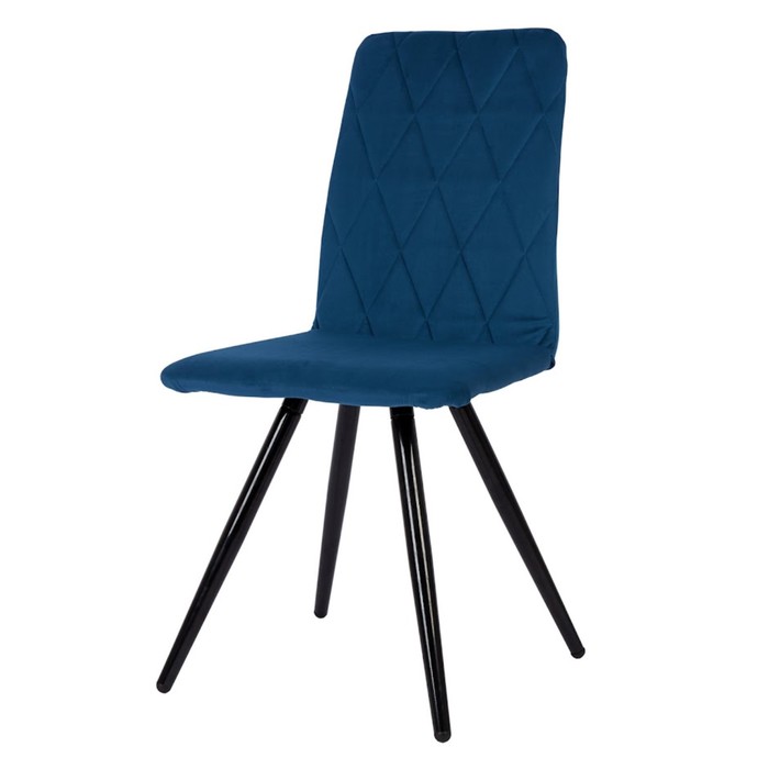Стул обеденный Polini Home Rio SM, цвет синий-чёрный - Фото 1
