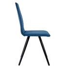 Стул обеденный Polini Home Rio SM, цвет синий-чёрный - Фото 2