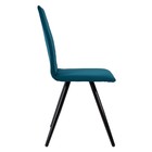 Стул обеденный Polini Home Rio SM, цвет тёмно-бирюзовый-чёрный - Фото 3