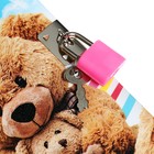 Записная книжка подарочная формат А6+, 45 листов, на замке, на гребне, линия, "Мишки", МИКС 9656418 - фото 16299061