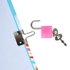 Записная книжка подарочная формат А6+, 45 листов, на замке, на гребне, линия, "Мишки", МИКС 9656418 - фото 16299062