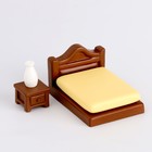 Миниатюра кукольная «Спальное место», набор кровать и тумба - фото 5095643