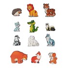 Набор «Хищники» на магнитах, в коробке 12 деталей - Фото 2