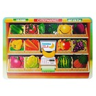 Рамка-вкладыш большая «Супермаркет. Овощи и фрукты» 16 деталей - фото 51605879