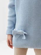 Свитер вязаный для девочки MINAKU: Cozy Winter, голубой, размер 28 (92-98 см) - Фото 10